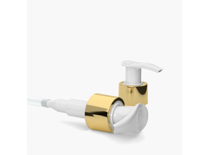 Dispenser 24/410 white and gold