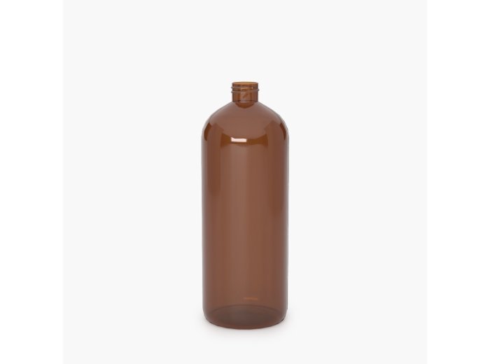 Virgo bottle 1000 ml PET amber