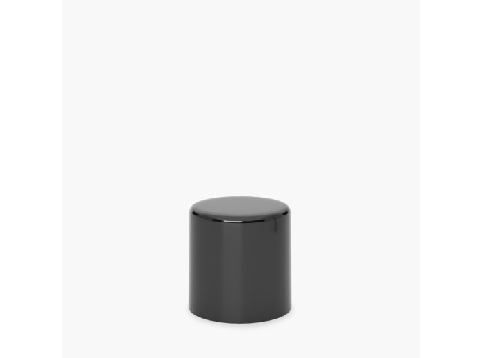 Elena black screw capsule with gasket 24/410