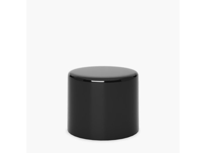Elena black screw cap with gasket 28/410
