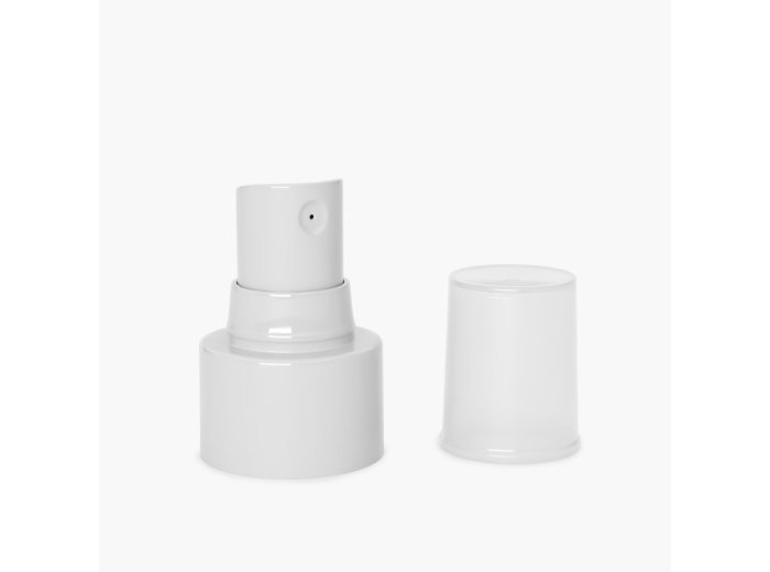 Spray pump 24/410 white with transparent overcap