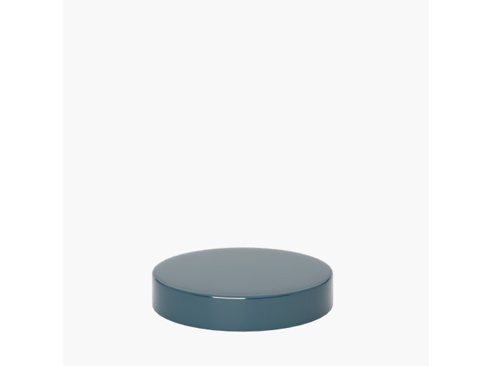 Lid 66/400 in petrol blue PP with gasket