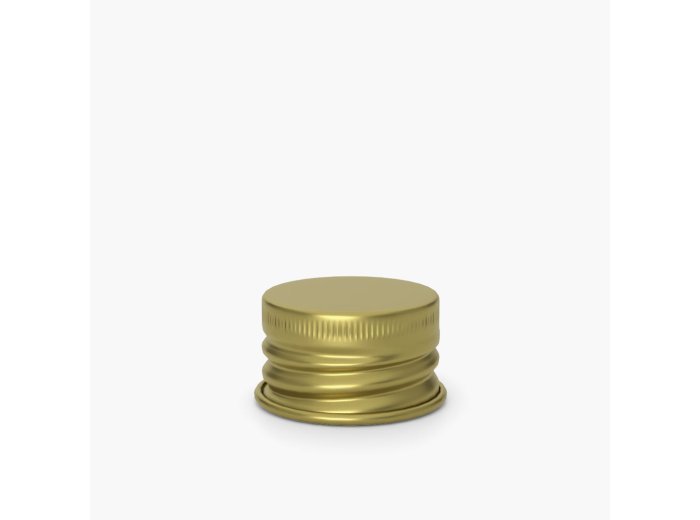 Gold aluminum cap 24/410