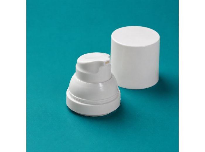 Dispenser airless white PCR for Mezzo Round 30-50-75-100ml
