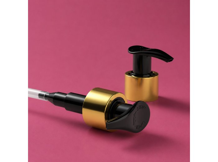Dispenser 24/410 black and gold