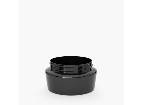 Carolika jar 250 ml PET black