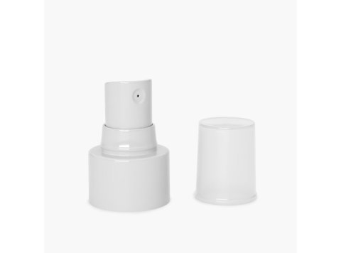 Spray pump 24/410 white with transparent overcap