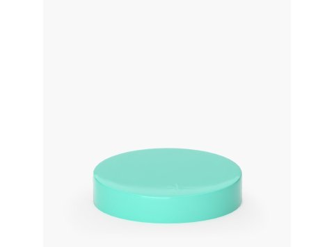 Lid 83/400 in aquamarine PP with gasket