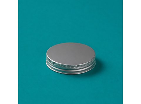 Lid 66/400 silver aluminium with gasket for jars