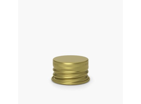 Gold aluminum cap 24/410