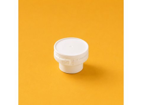 Snap-on cap for white rigid tube 46 ml