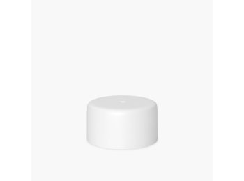 White Millerighe screw cap with gasket 28/410