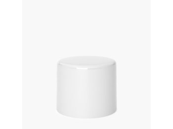 Elena white screw cap with gasket 28/410