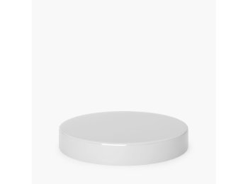 Lid 100/400 in white PP with gasket