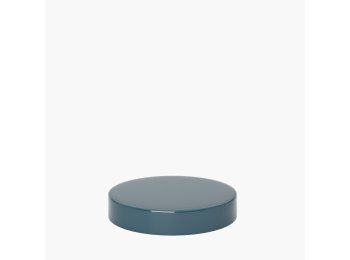 Lid 66/400 in petrol blue PP with gasket