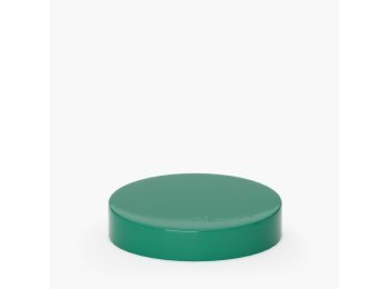 Lid 83/400 in emerald green PP with gasket