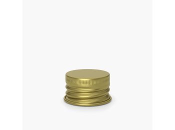 Gold aluminum cap 24/410