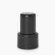 Spray pump 24/410 black with black overcap