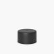 Black Millerighe screw cap with gasket 24/410