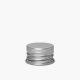 Silver aluminum cap 24/410