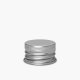 Silver aluminum cap 28/410