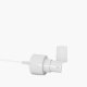 Spray pump 24/410 white with transparent overcap