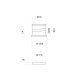 Silver aluminum cap 18/415