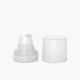 Airless dispenser Micro Round natural with natural overcap
