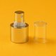Spray pump 24/410 gold with natural overcap