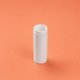 Bottle airless Mezzo Round matte white 30 ml in recycled PP