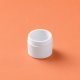 Flat jar 25 ml shiny white