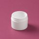 Flat jar 150 ml shiny white